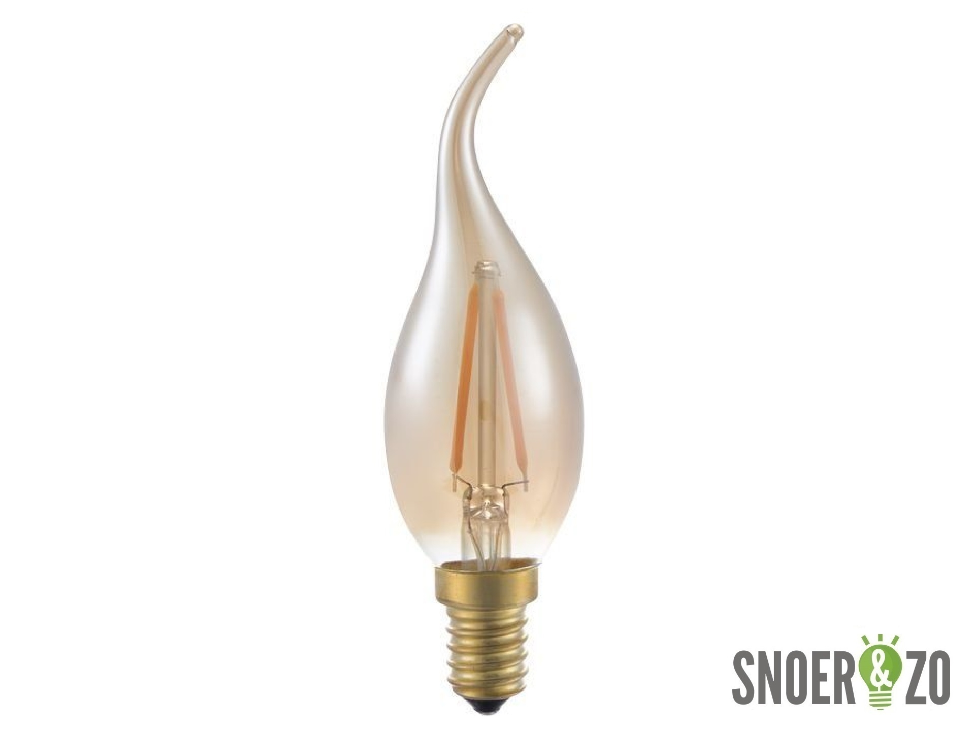 SPL LED filament kaars 1.5W E14 goud dimbaar