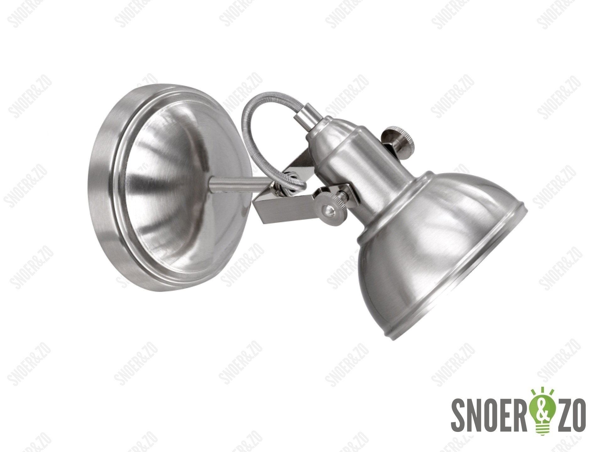 Trio lighting wandlamp gina E14 RVS look