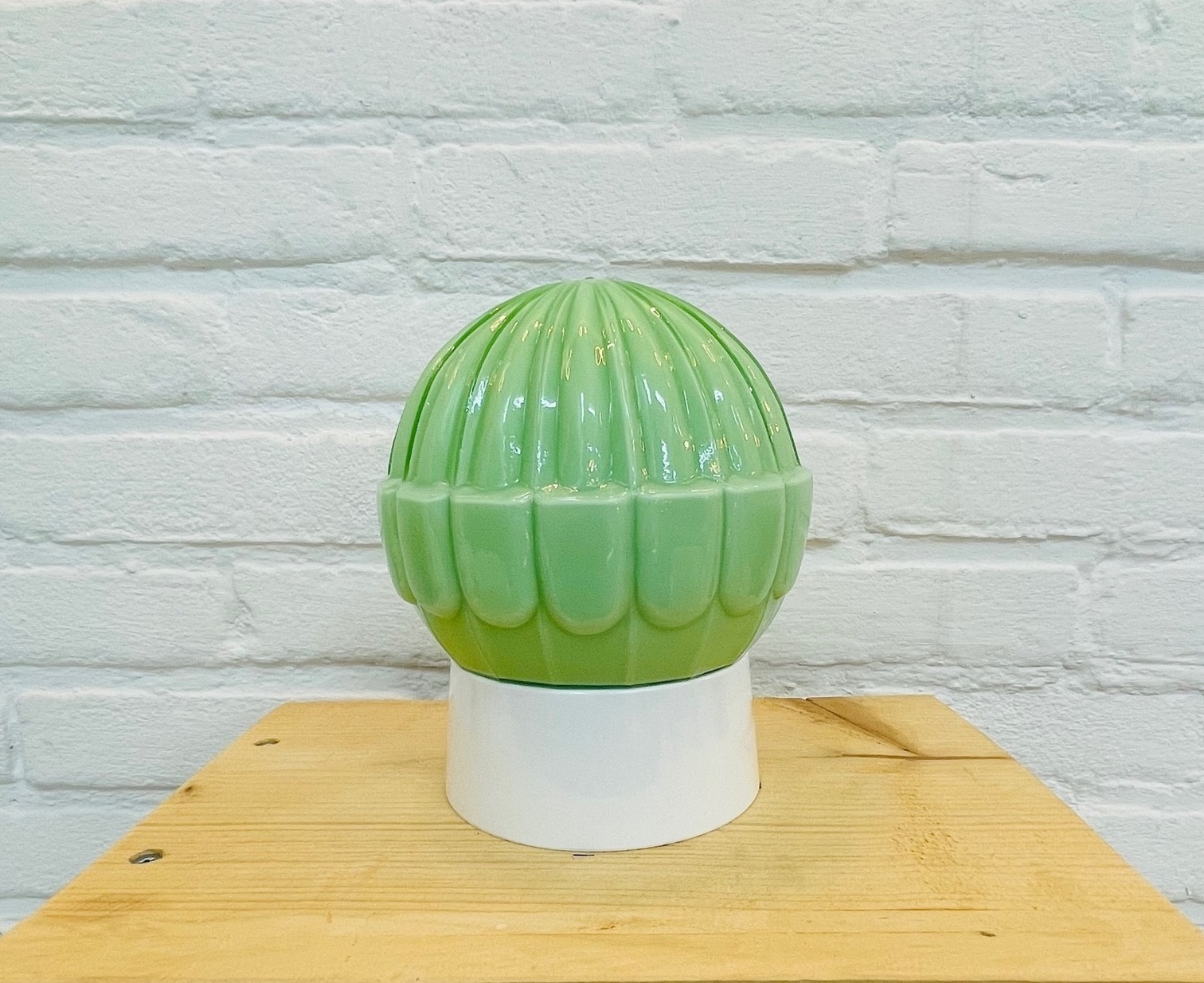 Vintage Thabur plafondlamp mintgroen - nr 4